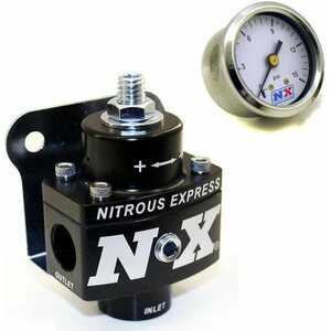 Nitrous Express - 15952 - Fuel Pressure Regulator Non-Bypass w/Gauge