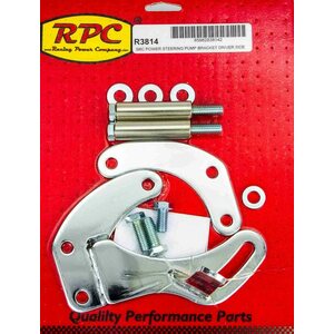 RPC - R3814 - SBC Saginaw Power Steer Bracket Swp Chrome