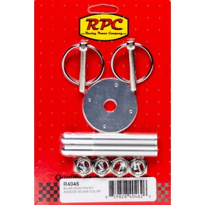 RPC - R4046 - Alum Hood Pin Kit Anodiz e Silver