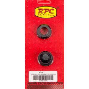 RPC - R4887 - 1-1/4 OD x 3/4 ID Steel V/C Rubber Grommets (2)