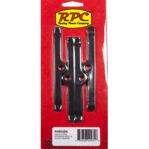RPC - R4993BK - Black SBC Valve Cover Spreader Bars 4-3/4in