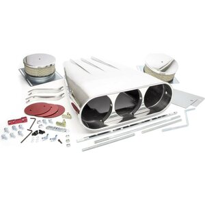 RPC - R5239 - Streetscoop Polished Finned Dual 4 Barrel