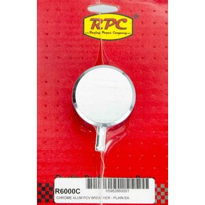 RPC - R6000C - Alum Plain PCV Breather Chrome