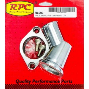 RPC - R6003 - 66-75 Chevy V8 Alum 45 Deg Water Neck Polished