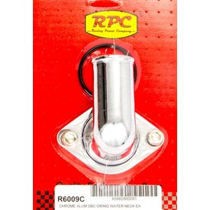 RPC - R6009C - 66-75 Chevy V8 Alum 90 Deg Water Neck Chrome