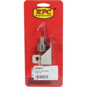 RPC - R6055X - Stainless Throttle Cable Bracket Set