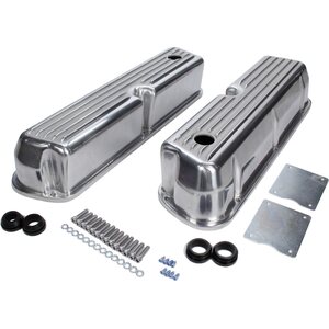 RPC - R6175 - SB Ford Aluminum Valve Covers - Tall Finned
