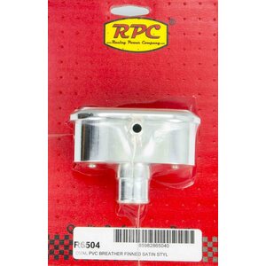 RPC - R6504 - Alum Finned PCV Breather Polished/Satin