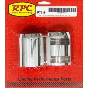 RPC - R7318 - Polished Radiator Hose End Pair