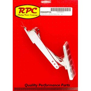 RPC - R8600POL - Polished Alum Pad Steel Arm Gas Pedal