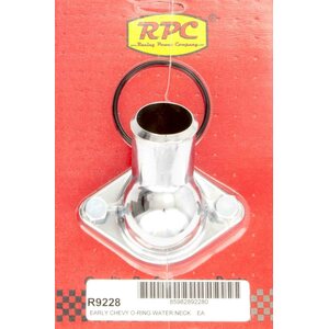 RPC - R9228 - 55-64 Chevy V8 Steel 45 Deg Water Neck Chrome