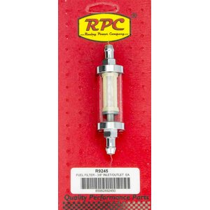 RPC - R9245 - 3/8in Chrome/Clear Fuel Filter