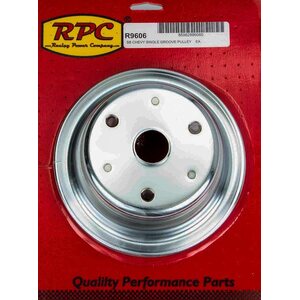 RPC - R9606 - Chrome Steel Crankshaft Pulley 1Groove Long WP