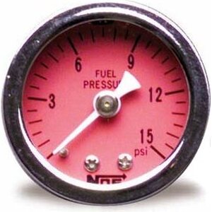 NOS - 15900NOS - 0-15 Fuel Pressure Gauge