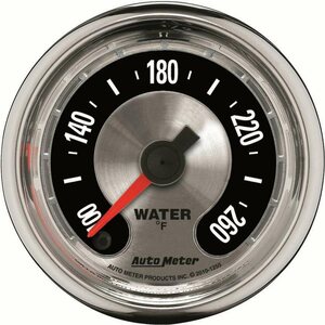 AutoMeter - 1255 - 2-1/16 A/M Water Temp Gauge 100-260