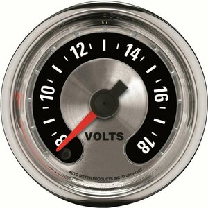 AutoMeter - 1282 - 2-1/16 A/M Voltmeter Gauge 8-18