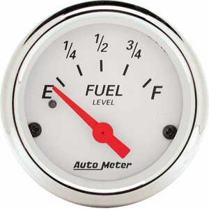 AutoMeter - 1317 - White Fuel Level Gauge