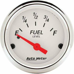 AutoMeter - 1318 - 2-1/16 A/W Fuel Gauge 0-30 ohms