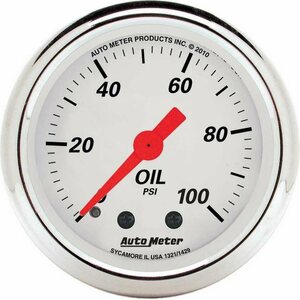 AutoMeter - 1321 - 2-1/16 A/W Oil Pressure Gauge 0-100psi