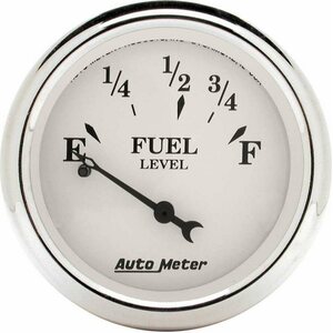 AutoMeter - 1607 - Old Tyme White 2 1/16in Fuel Pre 65 GM