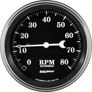 AutoMeter - 1790 - 3-3/8 Tachometer 8000 RPM Old Tyme In-Dash