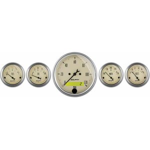 AutoMeter - 1809 - A/B 5pc. Gauge Kit w/Elec. Speedo