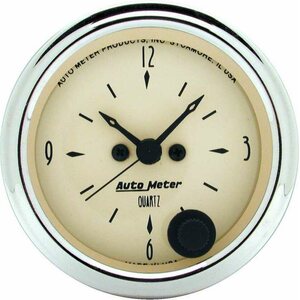 AutoMeter - 1885 - 2-1/16in A/B 12-Volt Clock