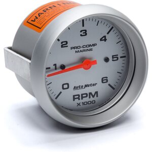 AutoMeter - 200752-33 - 3-3/8 U/L Tachometer 6000 RPM