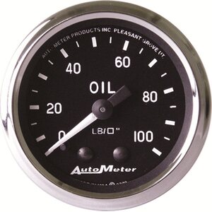 AutoMeter - 201006 - 2-1/16in Cobra Series Oil Pressure Gauge