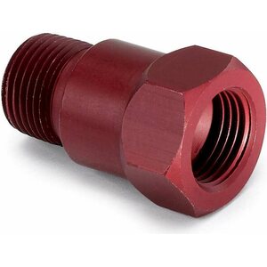 AutoMeter - 2272 - 3/8in Npt Aluminum Temp. Adapter Fitting - Red