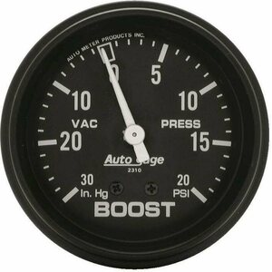 AutoMeter - 2310 - 0-20/0-30 Turbo Boost A/