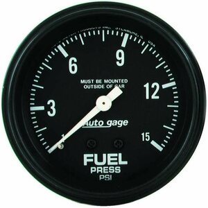 AutoMeter - 2311 - 0-15 Fuel Pressure A/Gag
