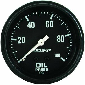 AutoMeter - 2312 - 0-100 Oil Pressure A/Gag