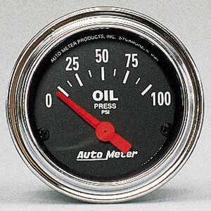 AutoMeter - 2522 - 0-100 Oil Pressure Gauge