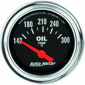 AutoMeter - 2543 - 2-1/16in Oil Temp Gauge 140-300