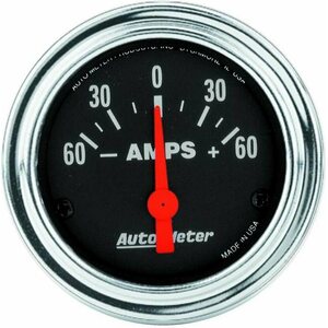 AutoMeter - 2586 - Ammeter 60-0-60 amp (Rep