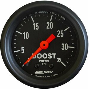 AutoMeter - 2616 - 2-1/16in Z-Series Boost Gauge 0-35psi
