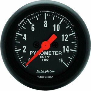 AutoMeter - 2654 - 2-1/16in Z-Series EGT Pyrometer Kit 0-1600