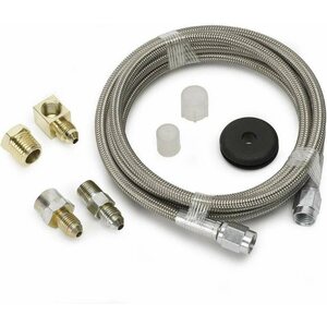 AutoMeter - 3236 - #3 Stainless Gauge Line Kit 6'