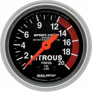 AutoMeter - 3328 - 2-1/16in Sport Comp NOS Pressure Gauge