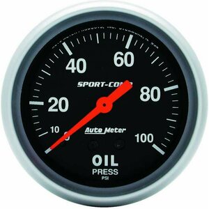 AutoMeter - 3421 - 0-100 Oil Pressure Gauge