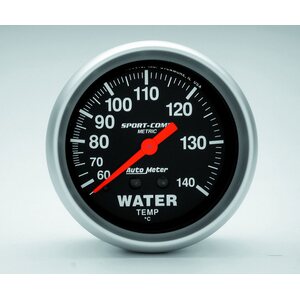 AutoMeter - 3431-M - 2-5/8in S/C Water Temp. Gauge - Metric
