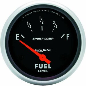 AutoMeter - 3517 - 2-5/8in Sport Comp. Fuel Level Gauge