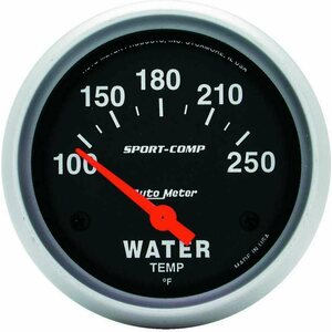AutoMeter - 3531 - 100-250 Water Temp Gauge