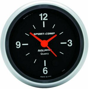 AutoMeter - 3585 - 2-5/8in S/C 12-Volt Clock