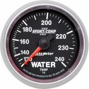 AutoMeter - 3632 - 2-1/16in S/C II Water Temp. Gauge 120-240