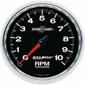 AutoMeter - 3698 - 5in S/C II In-Dash Tach 10K RPM