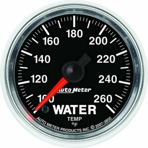 AutoMeter - 3855 - 2-1/16 GS Water Temp Gauge - 100-260