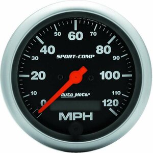 AutoMeter - 3987 - 3-3/8in Sport Comp. Elec. 120MPH Speedometer
