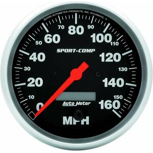 AutoMeter - 3989 - 5in Sport Comp. Elec. 160 MPH Speedometer